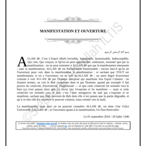 MANIFESTATION ET OUVERTURE (PDF)