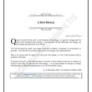 À SON IMAGE (PDF)