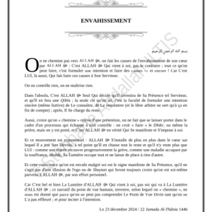 ENVAHISSEMENT (PDF)