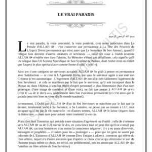 LE VRAI PARADIS (PDF)