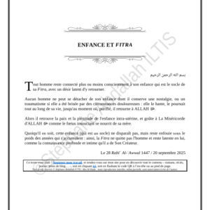 ENFANCE ET FITRA (PDF)