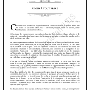 AIMER À TOUT PRIX ? (PDF)