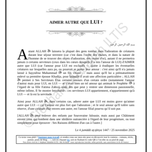 AIMER AUTRE QUE LUI ? (PDF)