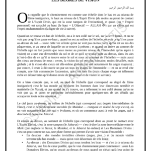 LES DEGRÉS DE VISION (PDF)