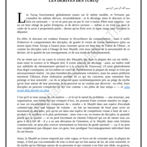 LES DÉRIVES DES TURUQ (PDF)
