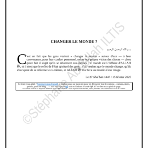 CHANGER LE MONDE ? (PDF)