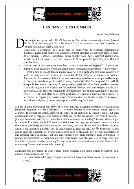 LES JINN ET LES HOMMES (PDF)