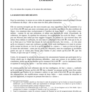 LA RAISON (PDF)