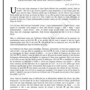 TRANSFERT DE RUH DU SEUL CORPS À NAFS (PDF)