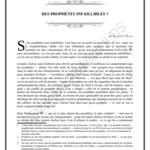 DES PROPHÈTES INFAILLIBLES ? (PDF)