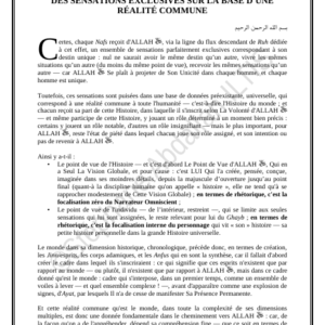 DES SENSATIONS EXCLUSIVES SUR LA BASE D'UNE RÉALITÉ COMMUNE (PDF)