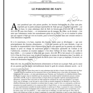 LE PARADOXE DE NAFS (PDF)