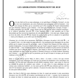 LES ADORATIONS TÉMOIGNENT DE RUH (PDF)