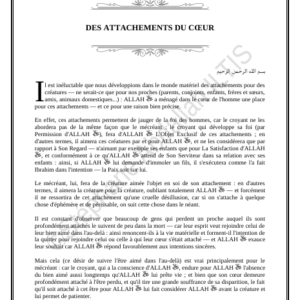 DES ATTACHEMENTS DU CŒUR (PDF)