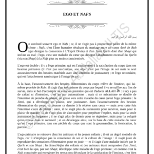 EGO ET NAFS (PDF)