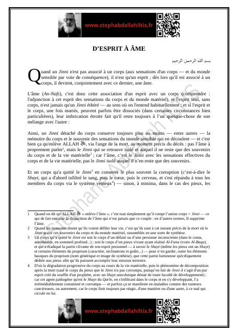 D’ESPRIT À ÂME (PDF)